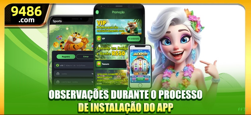 Desempenho do app ff77 em diferentes aparelhos